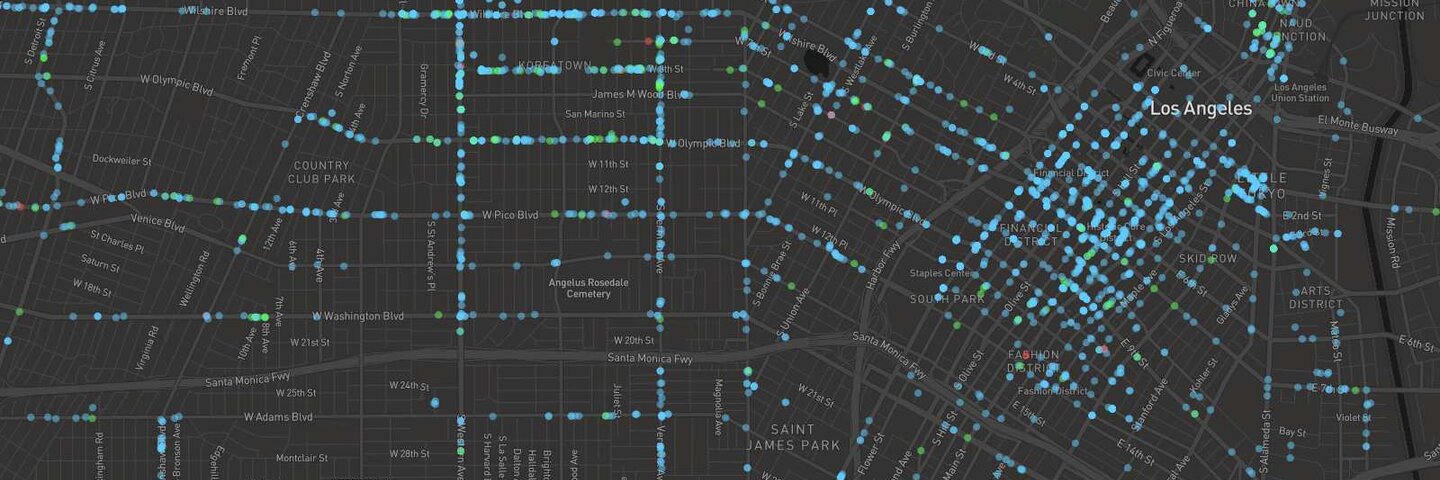 GIS map of Los Angeles