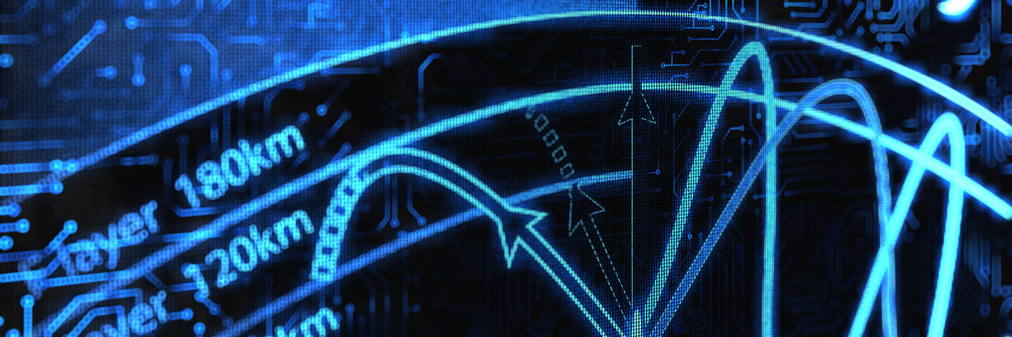 Radio signal digital diagram