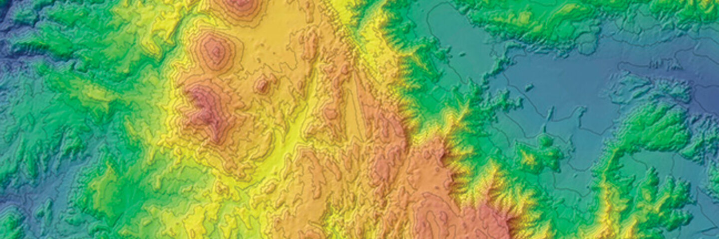 Geospatial Technology - Heat map of land