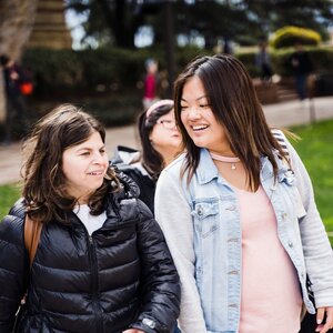 Pathway students on campus